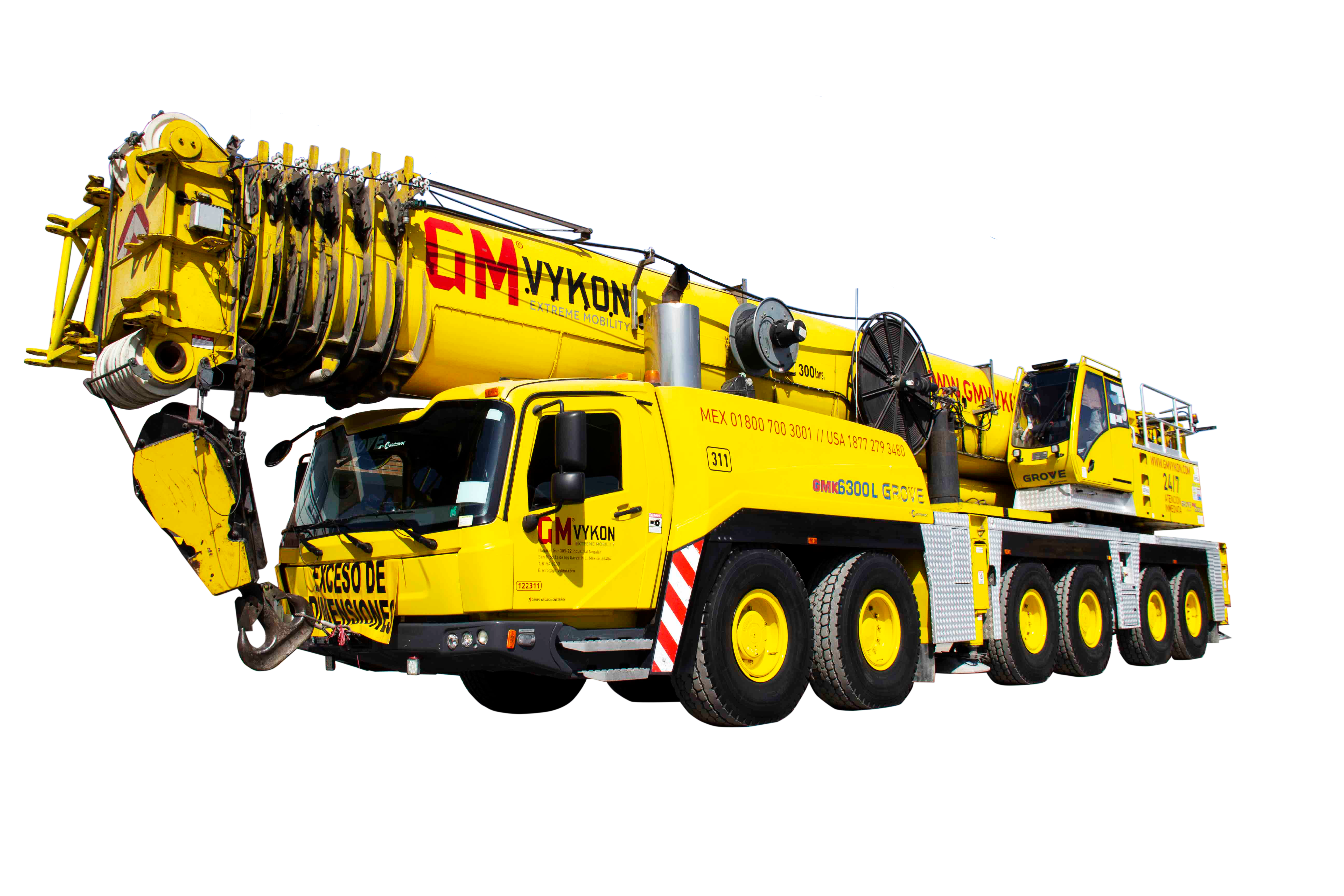 122311,AT,300 TONS,GROVE, GMK 6300 L